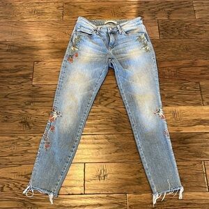 Mavi Jeans Co Adriana Ankle Mid Rise Super Skinny Size 26
